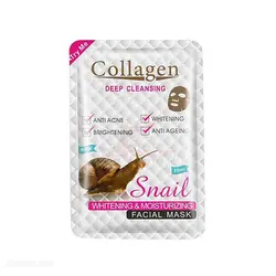 ماسک ورقه ای کلاژن مدل حلزون بسته  25 میلی لیتر
