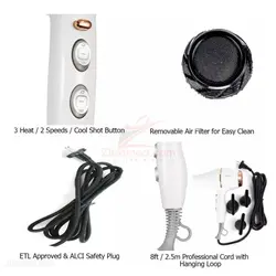 سشوار حرفه ای وی جی آر VGR مدل  V-414 توان 2200 وات