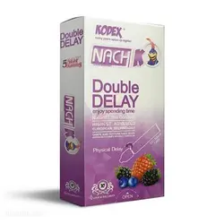 کاندوم تاخیری ناچ کدکس NACH KODEX مدل Double DELAY بسته 10 عددی