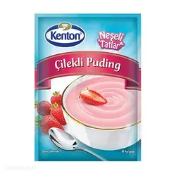 پودینگ کنتون Kenton با طعم توت فرنگی وزن 100 گرم