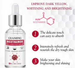 سرم کلاژن جوانسازی GUANJING مدل نیکوتین آمید 30 میلی لیتر