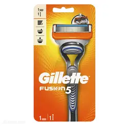 خودتراش ژیلت Gillette فیوژن Fusion5 همراه با یک یدک