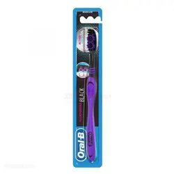 مسواک OralB مدل ALLROUNDER BLACK با برس متوسط MEDIUM