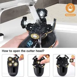 ریش تراش پنج کاره روزیا مدل ROZIAPRO HT986