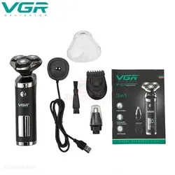 ماشین ریش تراش دیجیتالی سه کاره VGR مدل V-313