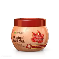 ماسک مو گارنیه عصاره برگ درخت افرا و روغن کرچک حجم 300 میلی لیتر