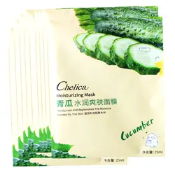 ماسک ورقه ای Chelica مدل خیار حجم 25 گرمی (بسته 10 عددی)