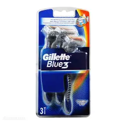 خود تراش مردانه ژیلت مدل Blue 3 بسته ۳ عددی