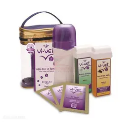 ست برقی موم ذوب کن اپیلاسیون وی وت ترکیه vi-vet (دو خشاب اضافی)