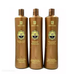 پک کراتین مو کراپلکس مدل گلد تراپی KERAPLEX GOLD Therapy keratin