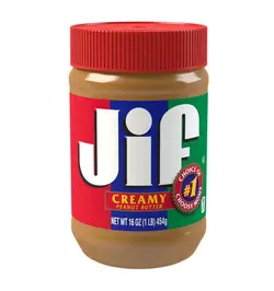 کره بادام زمینی جیف jif حجم 454 گرم