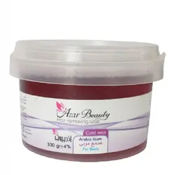 موم اپیلاسیون عربی 300 گرمی آذر بیوتی (صمغ عربی- موم سرد)