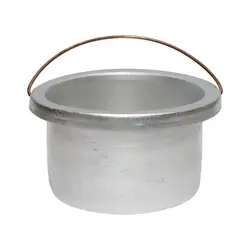 ظرف یدک دستگاه موم گرم کن جنس آلمنیومی