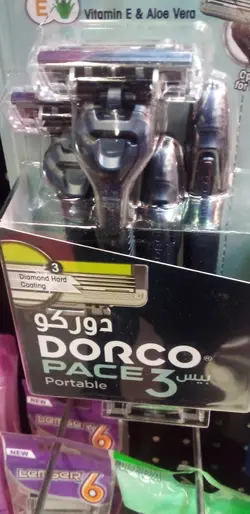 ژیلت دورکو pace 3 بسته 6 عددی