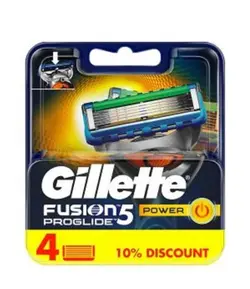 تیغ یدک ژیلت مدل فیوژن پروگلاید پاور بسته 4 عددی