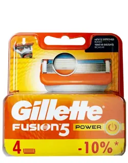 تیغ یدک ژیلت مدل fusion 5 power بسته 4 عددی