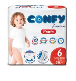 پوشک شورتی کانفی سایز 6 مدل Premium 20عددی