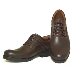 کفش مردانه چرم طبیعی مدل ALBERT قهوه ای