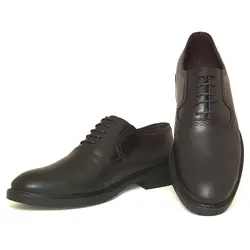 کفش مجلسی مردانه چرم طبیعی مدل FENDI مشکی