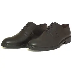 کفش مجلسی مردانه چرم طبیعی مدل FENDI مشکی