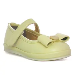 کفش دخترانه مدل BOW TIE BUTTON کرم