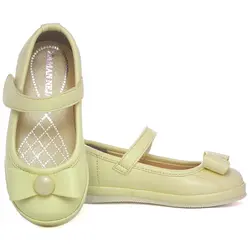 کفش دخترانه مدل BOW TIE BUTTON کرم