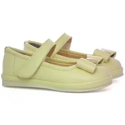 کفش دخترانه مدل BOW TIE BUTTON کرم