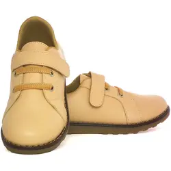 کفش اسپورت JIIL مدل lace-up velcro کرم