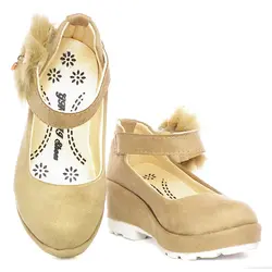 کفش دخترانه لژدار مدل Wedge بژ