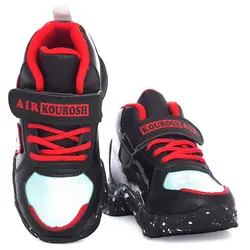 کفش اسپورت ساقدار مدل AIR مشکی قرمز