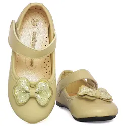 کفش دخترانه تخت مدل ماهان رنگ کرم