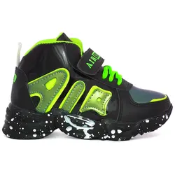 کفش اسپورت ساقدار مدل AIR مشکی سبز