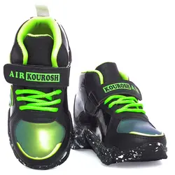 کفش اسپورت ساقدار مدل AIR مشکی سبز