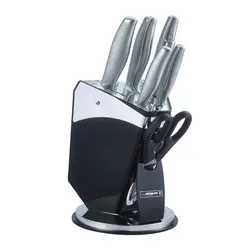 سری چاقو 8 پارچه استیل عرشیا مدل K259-2411