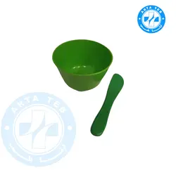کاسه سیلیکونی و کاردک آرایشی - آرتا طب