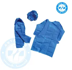 لباس بیمار بچه گانه پسرانه | آبی 38 گرم - آرتا طب