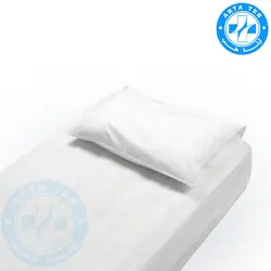 ست ملحفه کشدار 120*220 و روبالشتی یکبار مصرف | سفید 25 گرم - آرتا طب