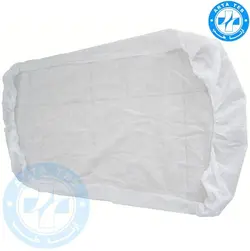 ست ملحفه کشدار 120*220 و روبالشتی یکبار مصرف | سفید 25 گرم - آرتا طب