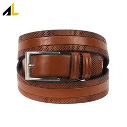 کمربند چرم مردانه کد ALM145