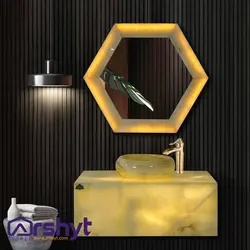 ست آینه و باکس روشویی مدل جنیسس