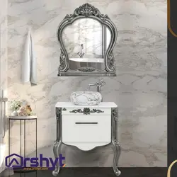 ست آینه و باکس روشویی مدل گلوریا (سایمون)
