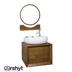 ست کابینت روشویی آینه پرشین چوب