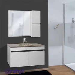 ست آینه و باکس روشویی مدل آلیسا توکار