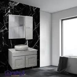 ست آینه و باکس روشویی مدل توسان