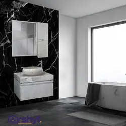 ست آینه و باکس روشویی مدل فلورانس 40*70