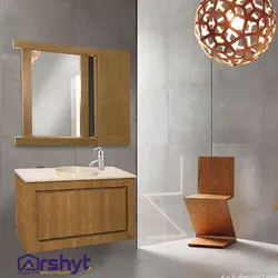ست آینه و باکس روشویی مدل الیزه40*60(چوب)