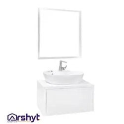 ست کابینت روشویی آینه مرمر