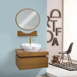 ست آینه و باکس روشویی مدل آردی ال+ژوپیتر 80*40