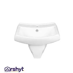 روشویی نیم پایه مروارید مدل کاتیا ۶۷