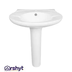 روشویی پایه دار مروارید مدل رویال ۶۵